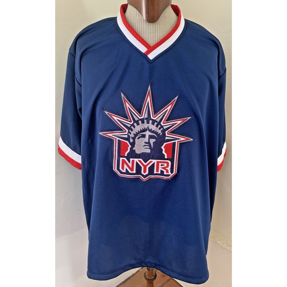 New York Rangers Lady Liberty NHL Shersey XL S/S No Tags/Brand.   Sewn on Patch
